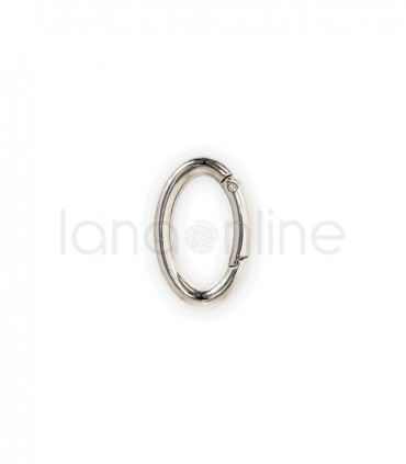 Oval Open Ring - Silver