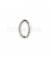 Oval Open Ring - Silver