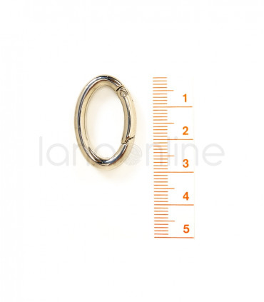 Oval Open Ring - Silver