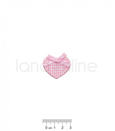 Applicazione Termoadesiva - Cuore Vichy