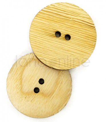 Brushed button - Ash