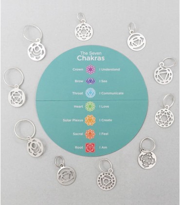 Chakra Stitch Markers Mindful - Knitpro