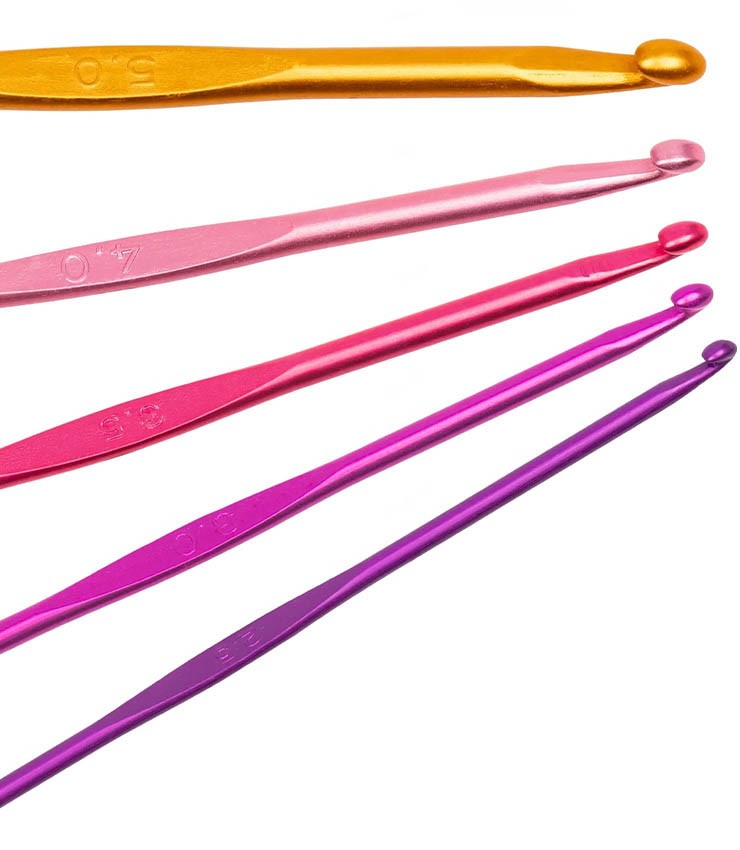 Prym Crochet Hooks Set, 2.5 to 5.0 mm