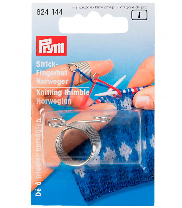 Dito Per Lavoro A Maglia Prym - Plastica Nera, Guida Per Fili Multicolore, 2x1x1 Cm - Foto 5