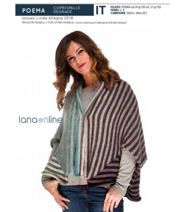 Free Shawl Degradè scheme