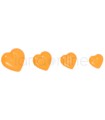 Heart Button - Orange