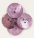 Drops Button - Round Purple Mother of Pearl
