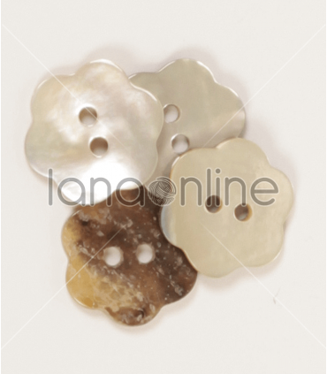 Drops Button - Flower