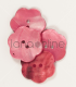Drops Button - Red flower