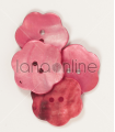 Bottone Drops - Fiore rosso