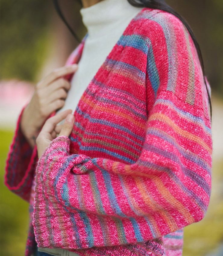 Cardigan Poema Stripes